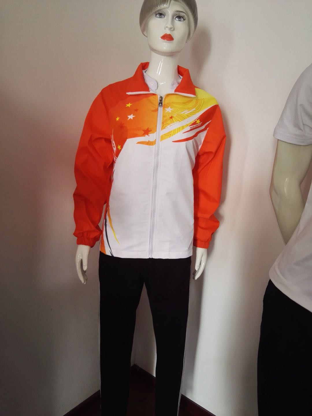 中国红秋装校服外套